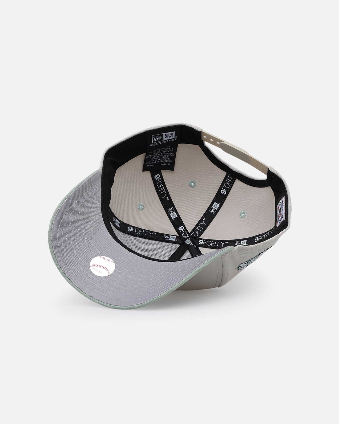 New Era New York Yankees 'Sea Glass' 9FORTY A-Frame Snapback Stone/Green