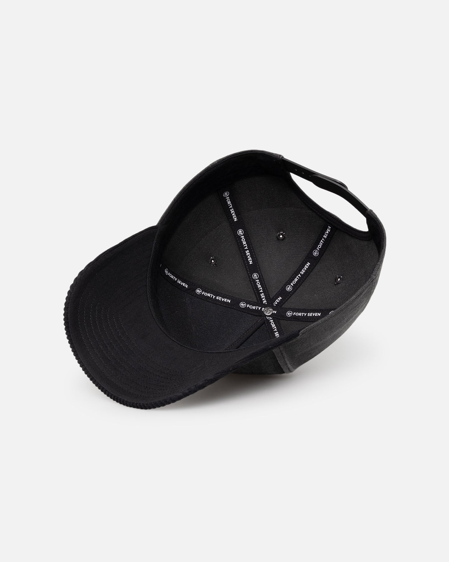 47 Brand Atlanta Braves 'Apollo Corduroy' Offside DT Snapback Black