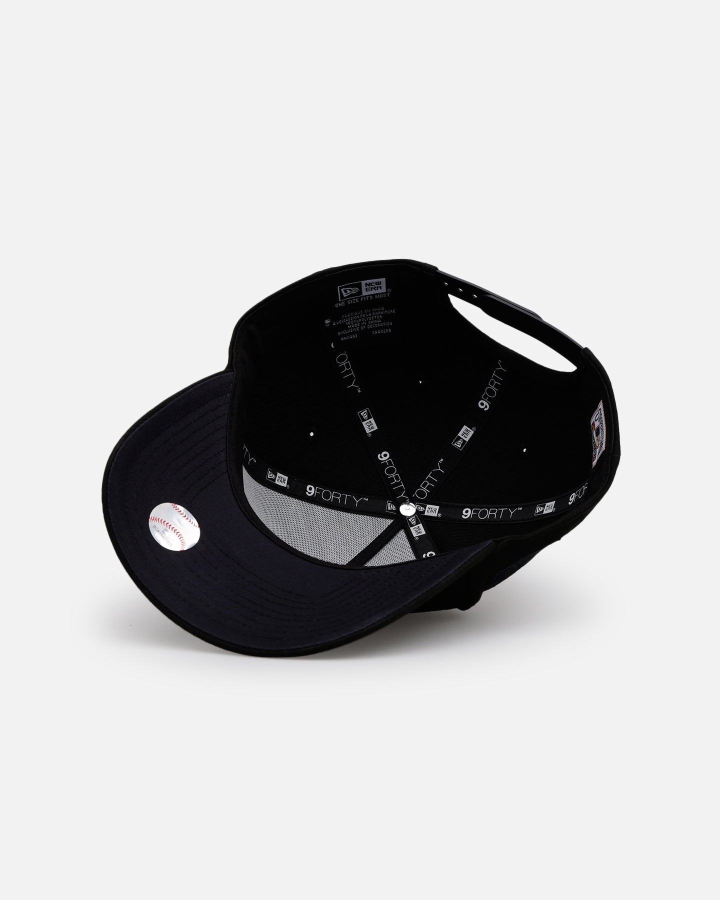 New Era New York Yankees 'Outline' 9FORTY A-Frame Snapback Black