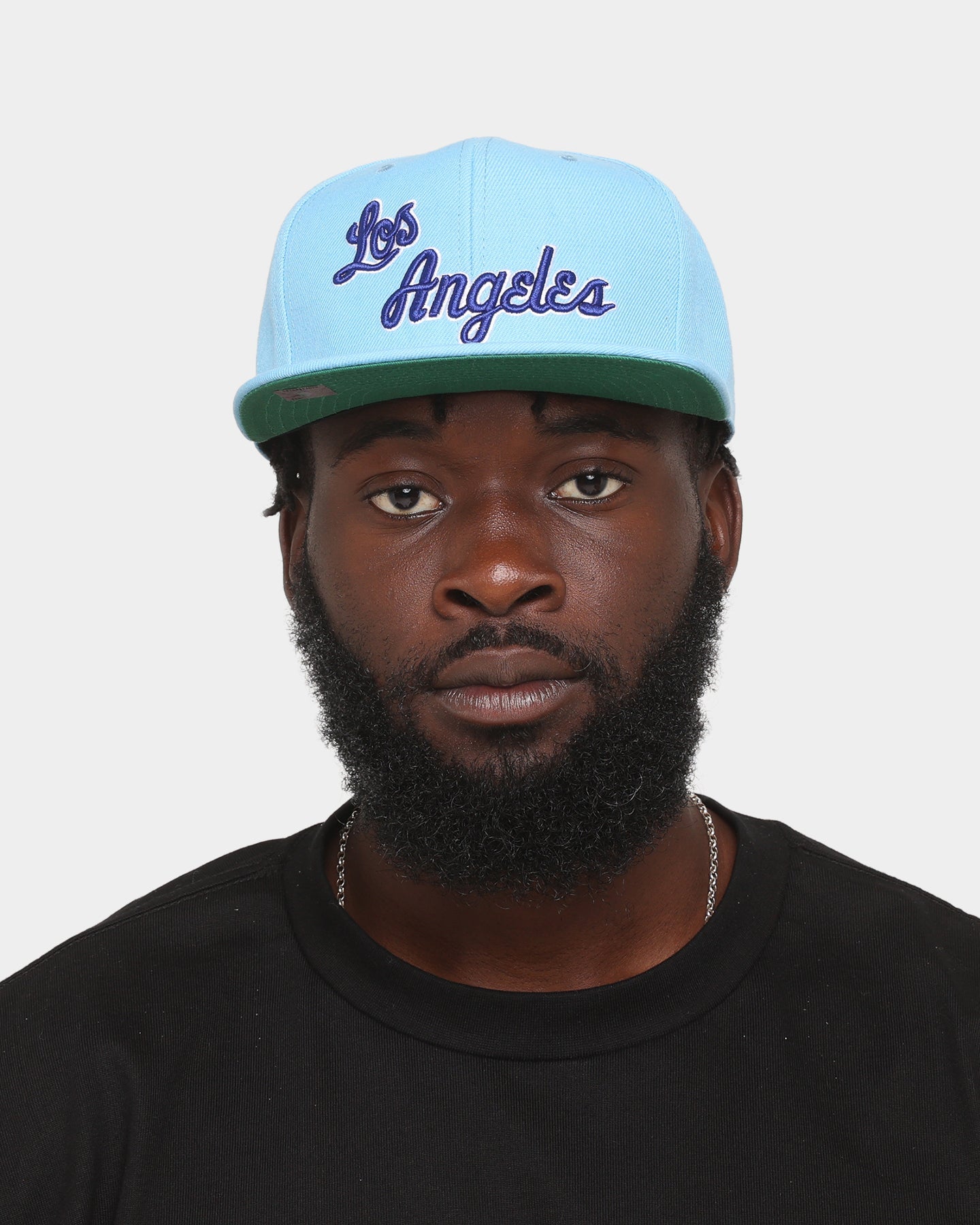 Mitchell & Ness Los Angeles Lakers 'Team Ground 2.0 Hardwood Classics' Fitted Blue