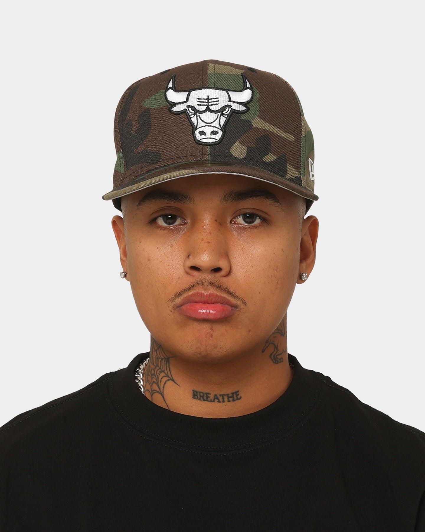 New Era Chicago Bulls 'Core Camo' 59FIFTY Fitted Camo/White