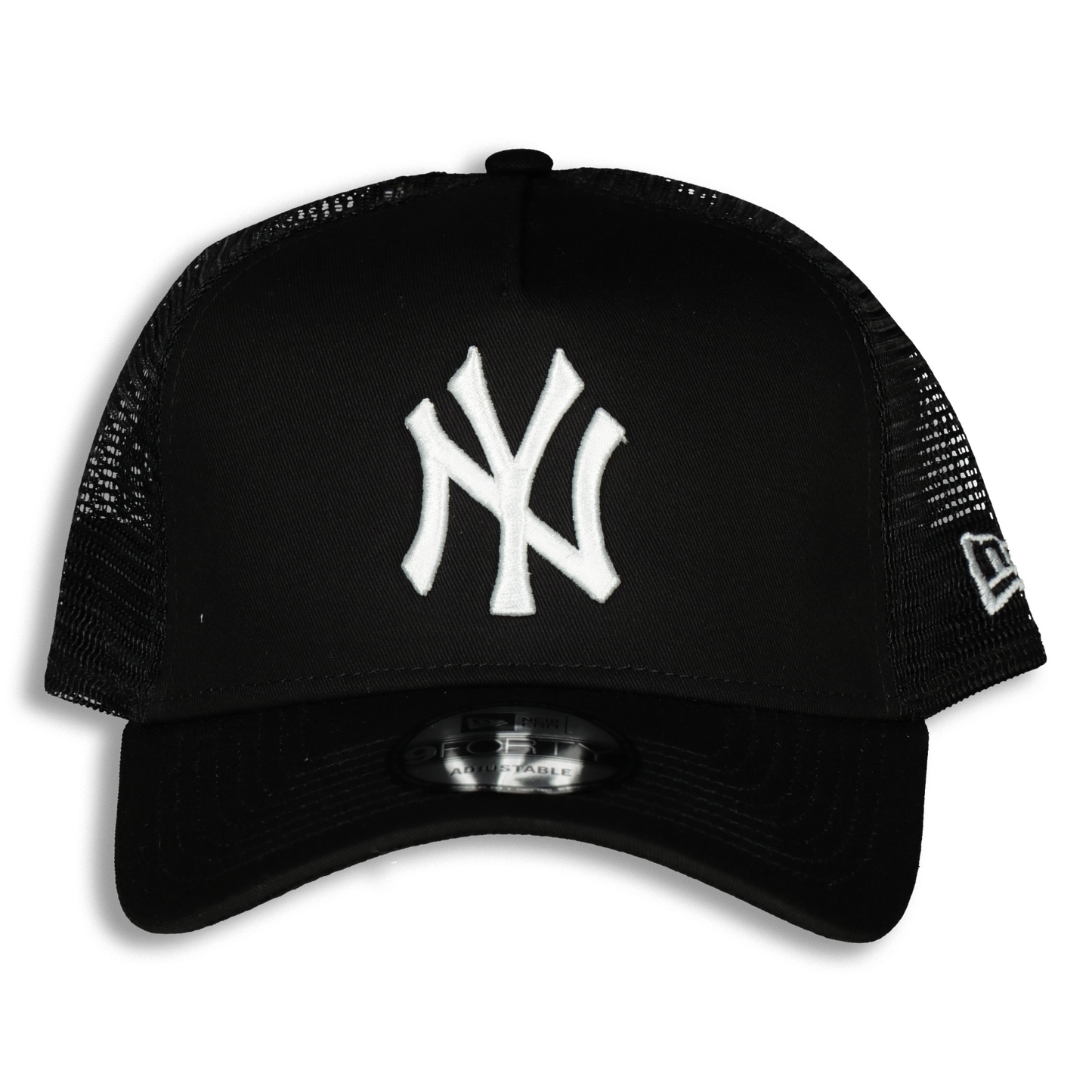 New Era New York Yankees 9FORTY A-Frame Trucker Black