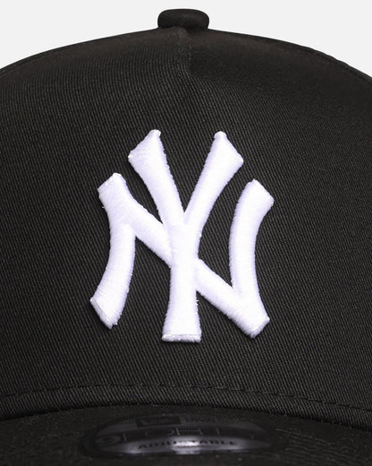 New Era New York Yankees 9FORTY A-Frame Snapback Black/White