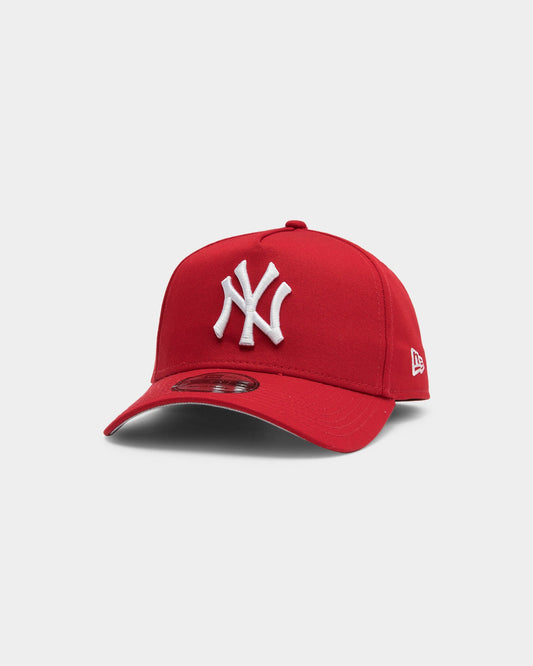 New Era New York Yankees 9FORTY A-Frame Grey Undervisor Snapback Red/Grey