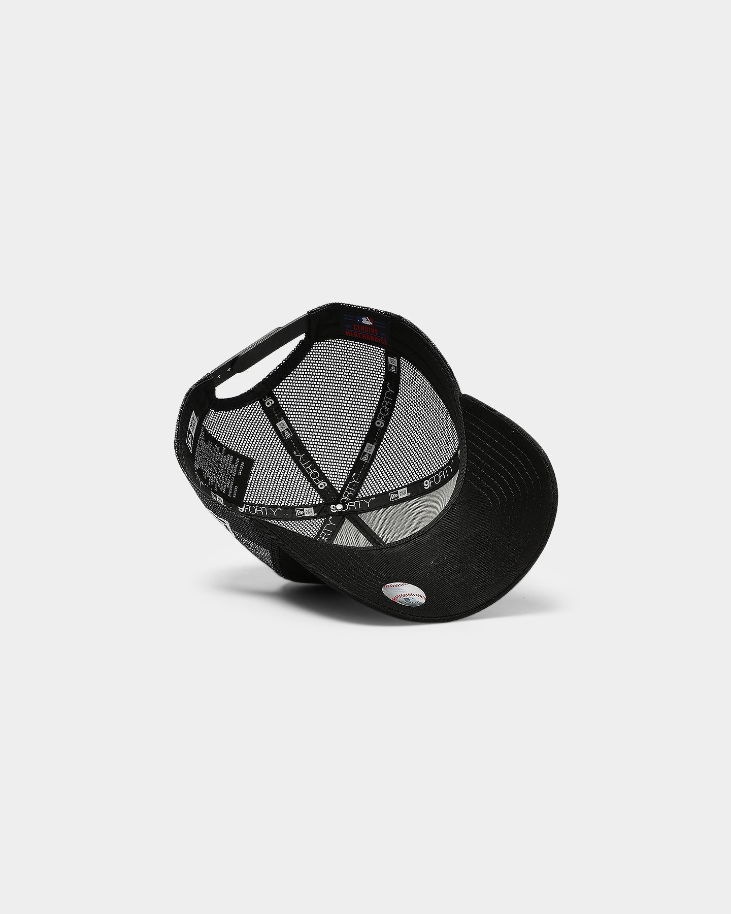 New Era New York Yankees 9FORTY A-Frame Trucker Black