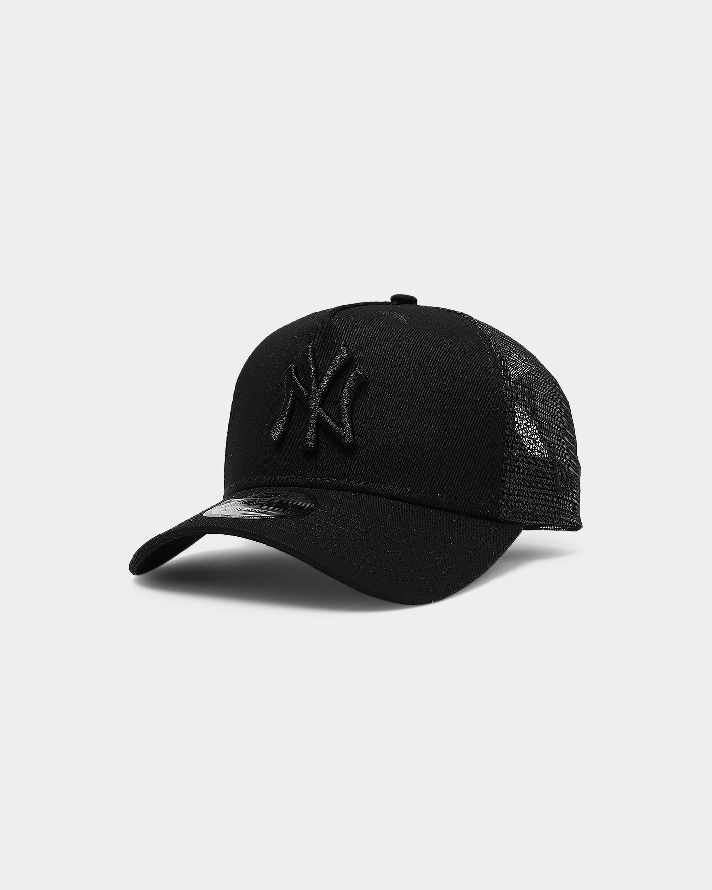 New Era New York Yankees 9FORTY A-Frame Trucker Black/Black
