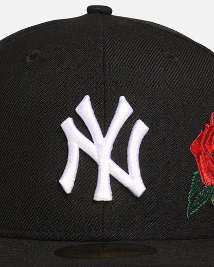 New Era New York Yankees 'Rose Emblem' 59FIFTY Fitted Black/Rose