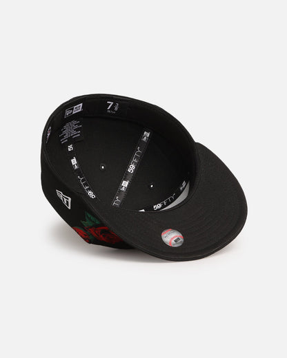 New Era New York Yankees 'Rose Emblem' 59FIFTY Fitted Black/Rose