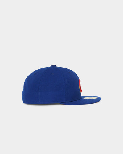 New Era Chicago Cubs "Cereal Wheat Bottoms" 59FIFTY Fitted Light Royal