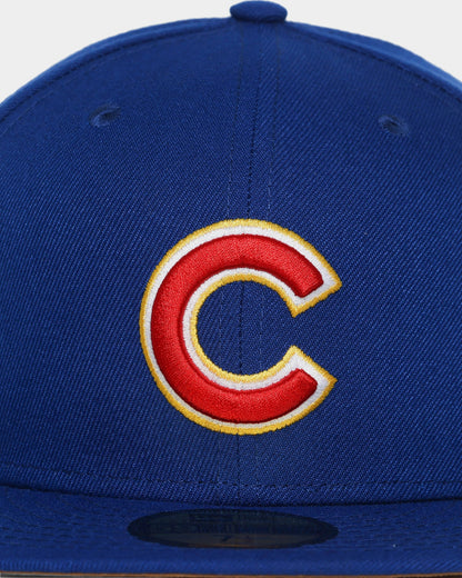New Era Chicago Cubs "Cereal Wheat Bottoms" 59FIFTY Fitted Light Royal