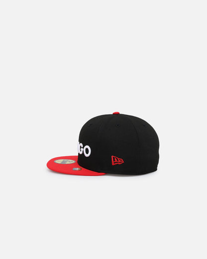 New Era Chicago Bulls 'NBA CE Headwear Collection' 59FIFTY Fitted Black