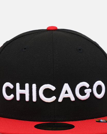 New Era Chicago Bulls 'NBA CE Headwear Collection' 59FIFTY Fitted Black