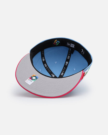 New Era Mexico National Baseball Team 'World Baseball Classic Mexico' 59FIFTY Fitted Sky Blue/Bright