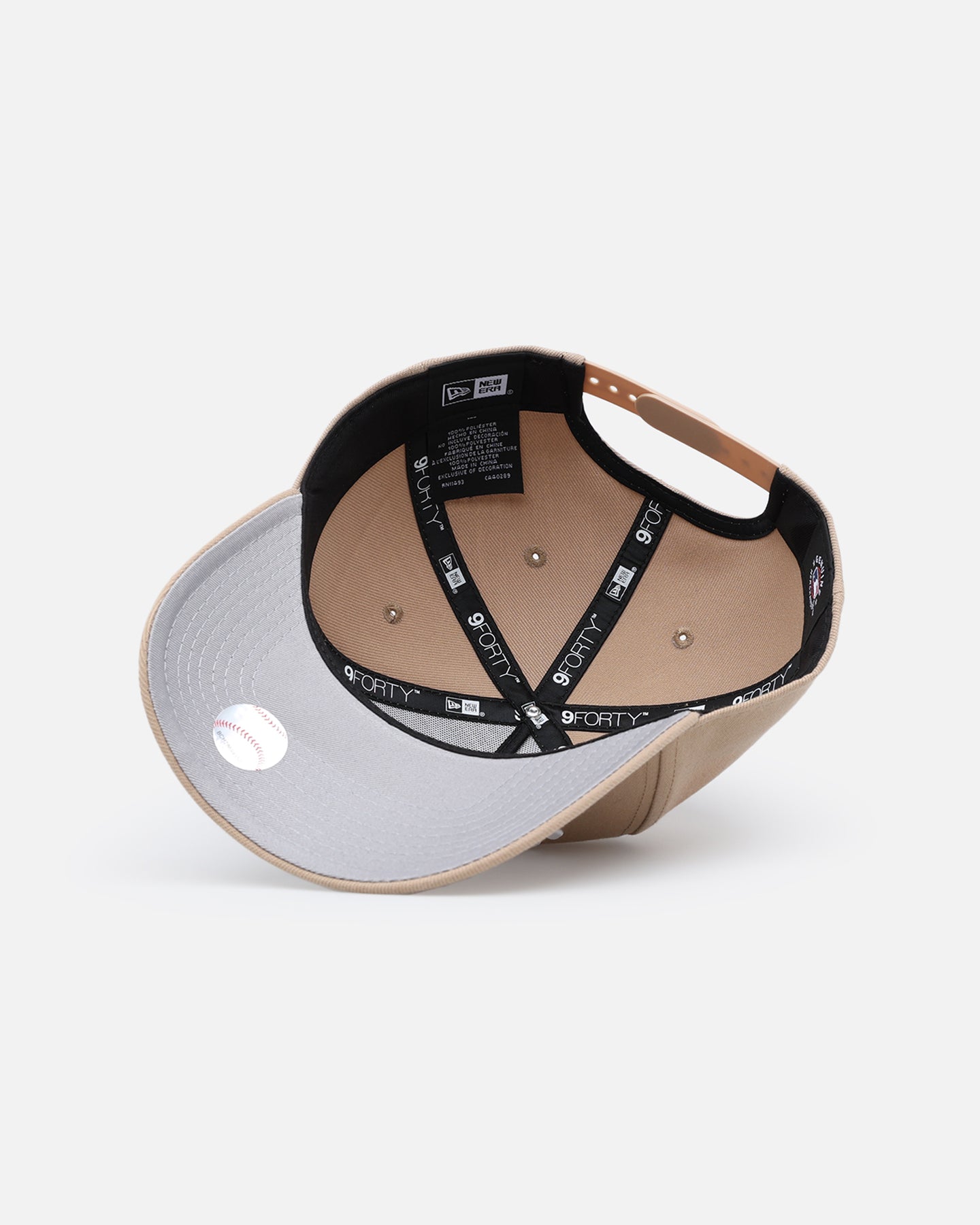 New Era New York Yankees X Los Angeles Dodgers 'Dual Logo' 9FORTY A-Frame Snapback Camel