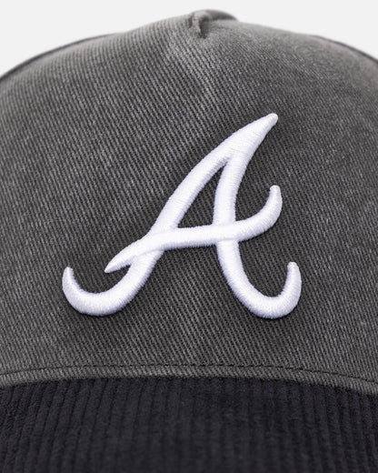 47 Brand Atlanta Braves 'Apollo Corduroy' Offside DT Snapback Black