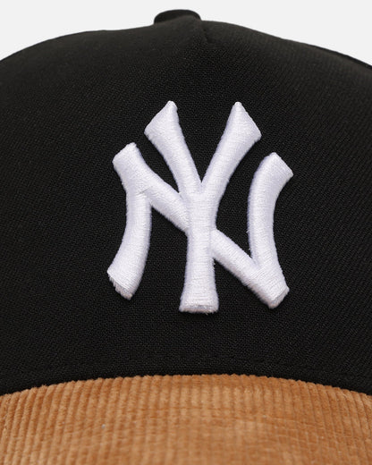 New Era New York Yankees 'Black Wheat' 39THIRTY A-Frame Stretch Fit Black/Wheat
