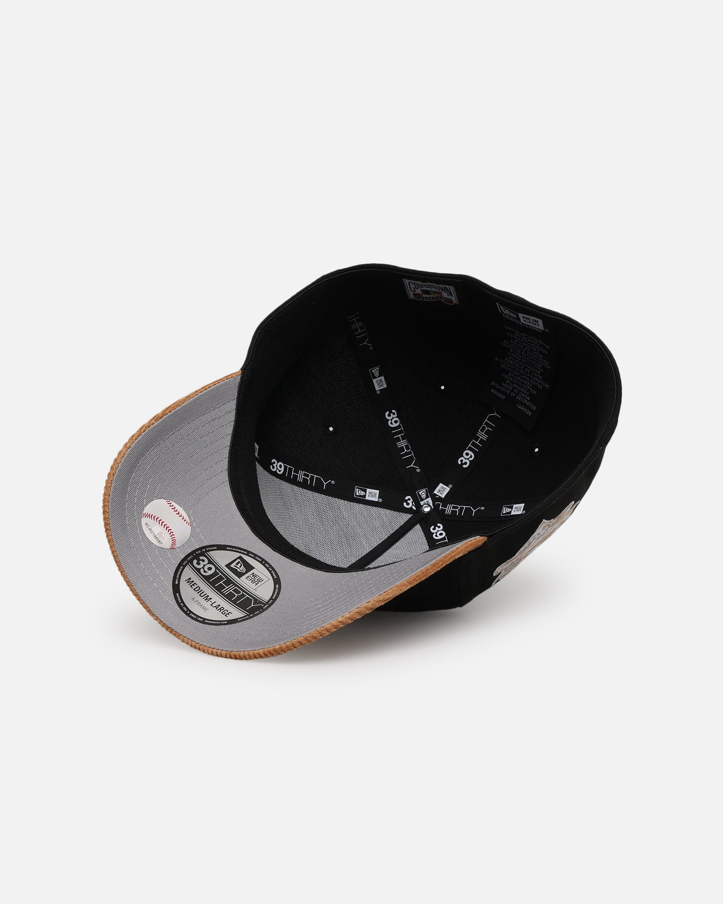 New Era New York Yankees 'Black Wheat' 39THIRTY A-Frame Stretch Fit Black/Wheat