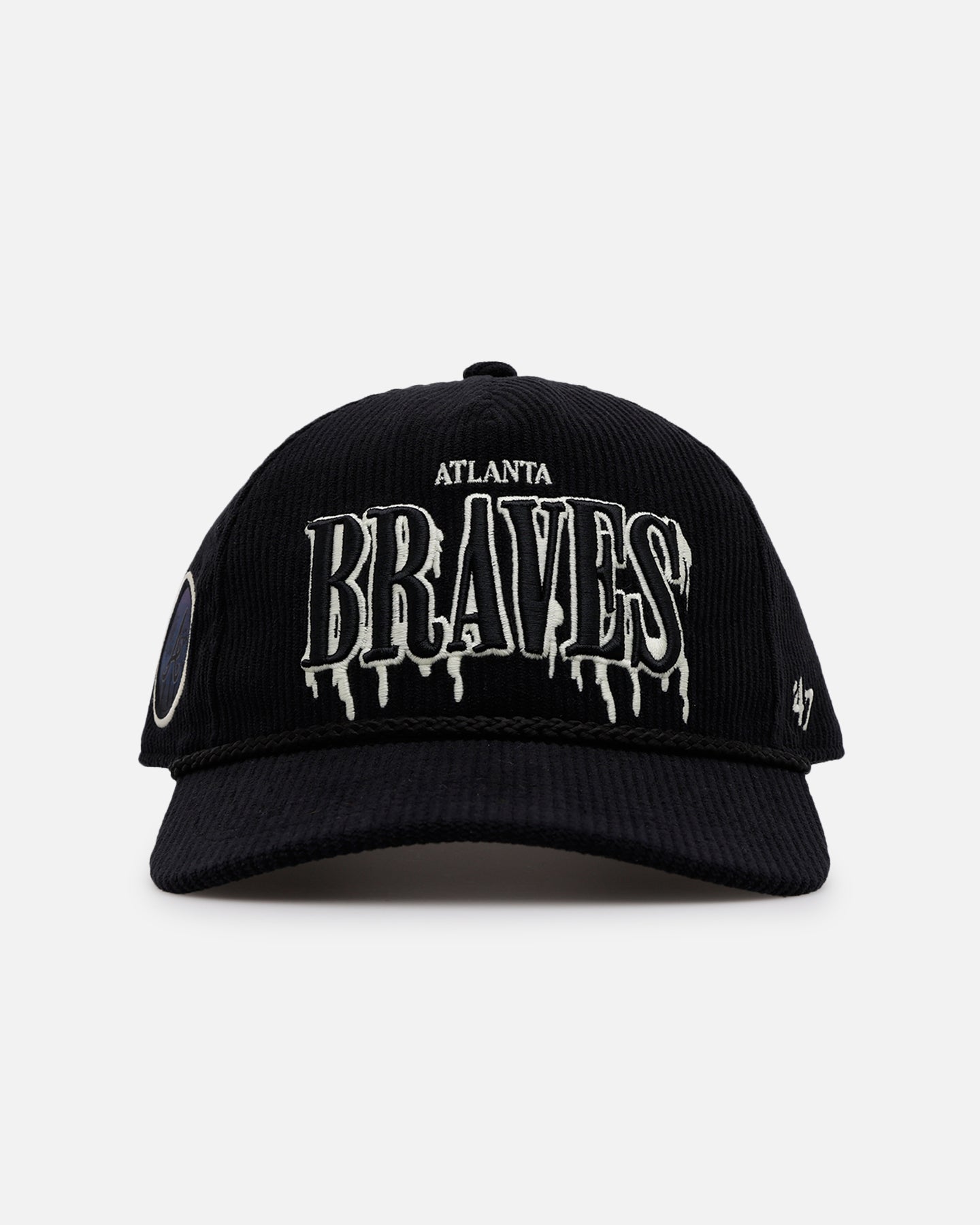 47 Brand Atlanta Braves 'Slasher' 47 Hitch Corduroy Snapback Black