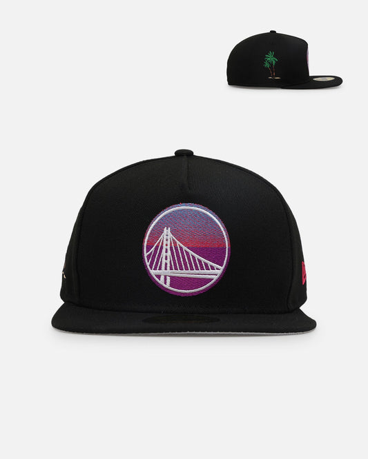 New Era Golden State Warriors 'Summer League' 59FIFTY A-Frame Fitted Black