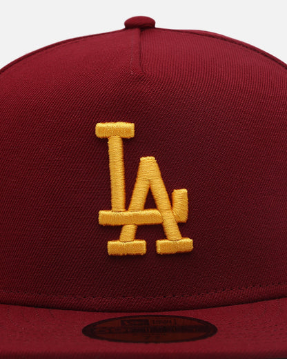 New Era Los Angeles Dodgers 'USC Pack' 59FIFTY A-Frame Fitted Burgundy