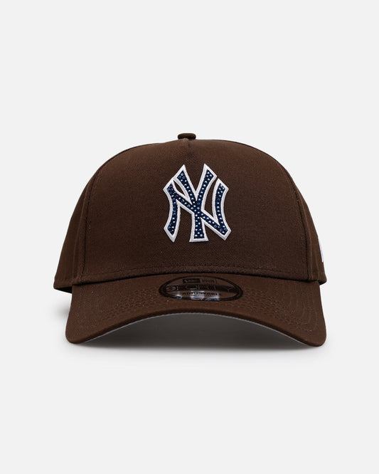 New Era New York Yankees 'Diamante' 9FORTY A-Frame Snapback Walnut