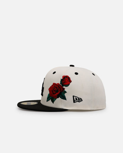 New Era Los Angeles Dodgers 'Chrome Black Roses' 59FIFTY Fitted Chrome/Black