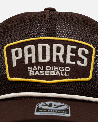 47 Brand San Diego Padres 'Mesh' Hitch Trucker Snapback Brown