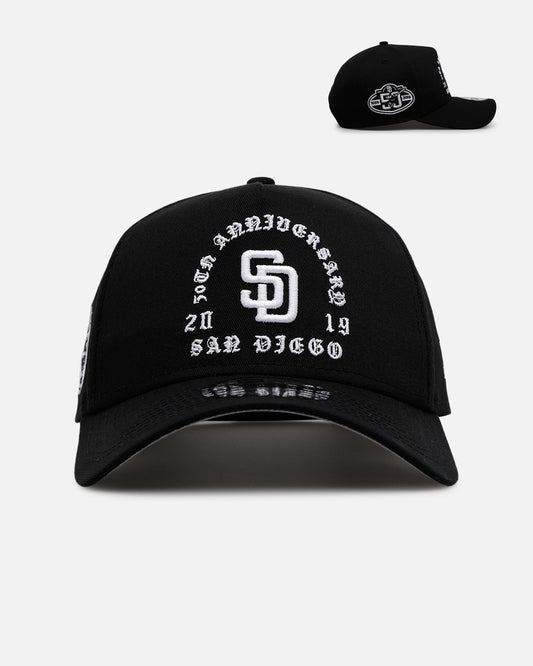 New Era San Diego Padres 'Gothic Arch 2.0' 9FORTY A-Frame Snapback Black/White