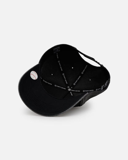 47 Brand Philadelphia Phillies 'Washed Black' Offside DT Snapback Washed Black