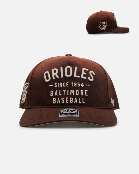 47 Brand Baltimore Orioles 'Dusted' 47 Hitch Snapback Brown