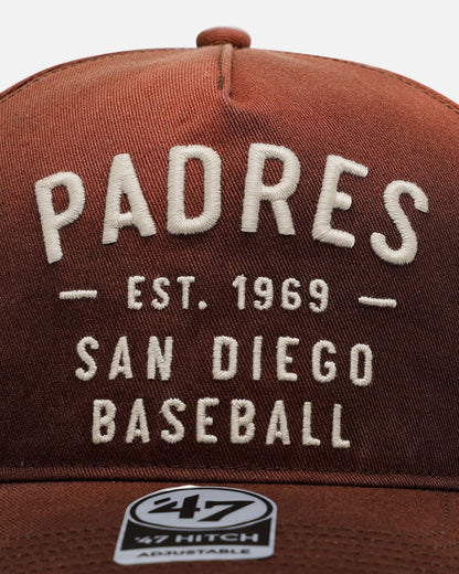 47 Brand San Diego Padres 'Dusted' 47 Hitch Snapback Brown