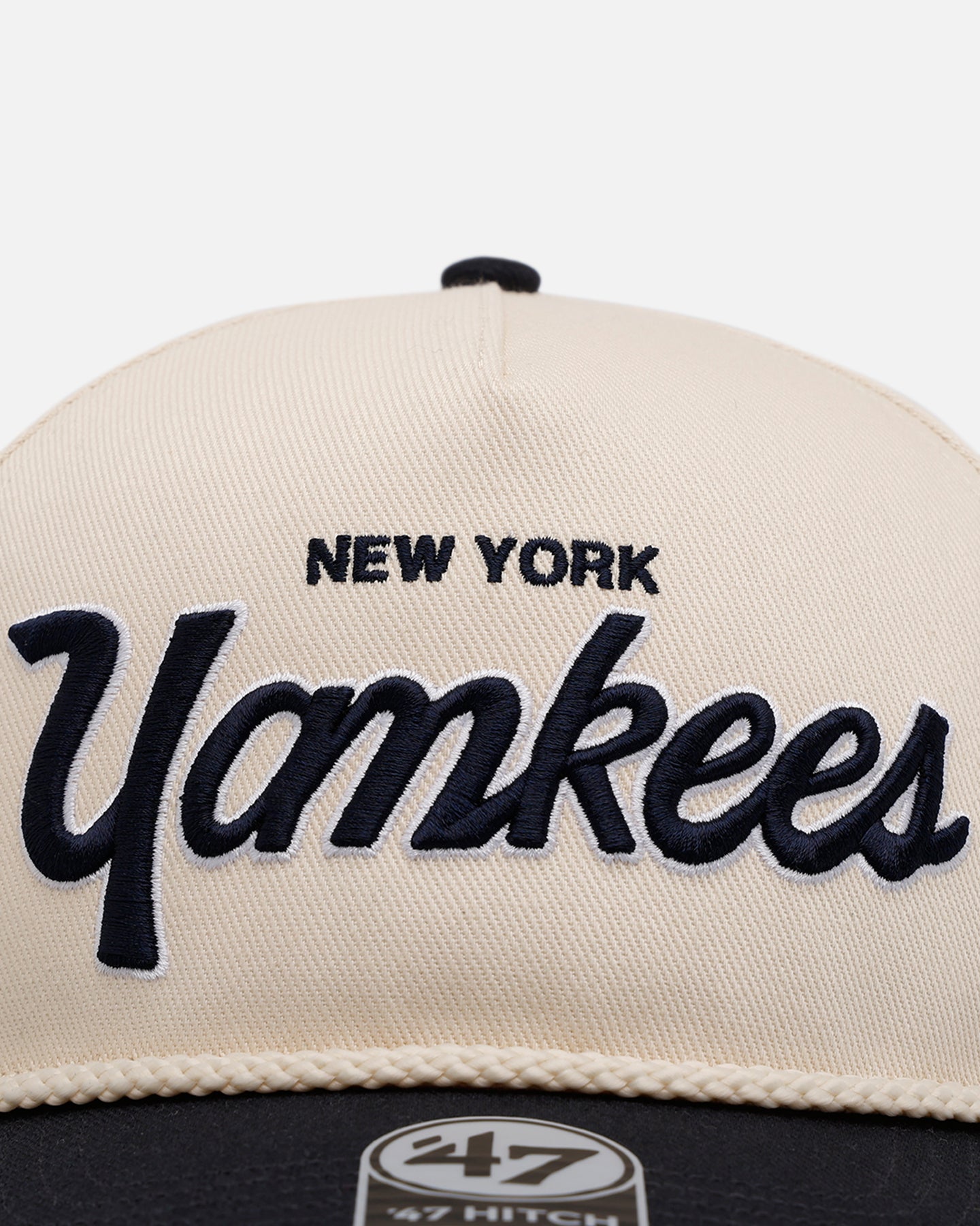 47 Brand New York Yankees 'MLB Opening Day' Script Hitch Snapback Natural