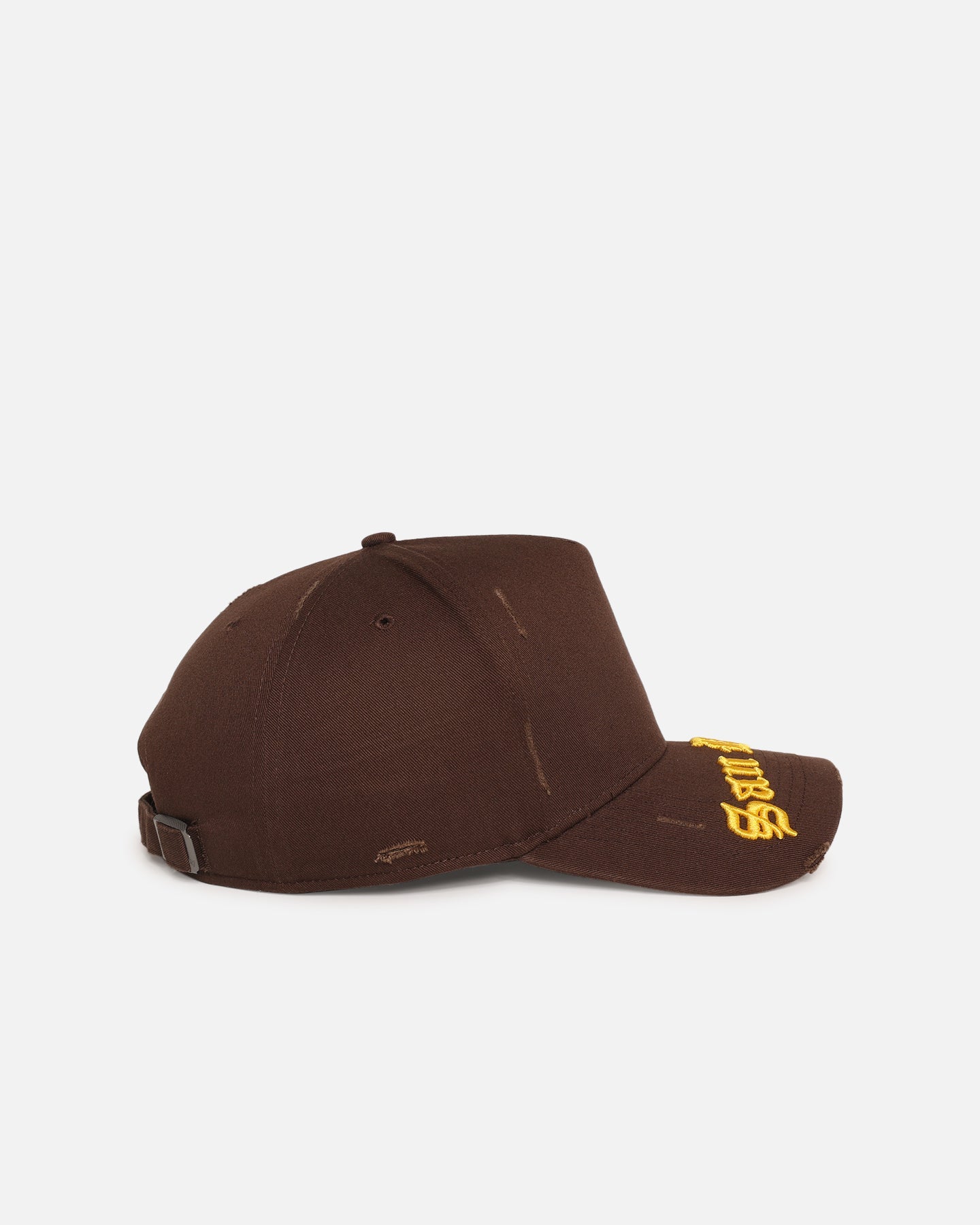 47 Brand San Diego Padres 'Destruct Gothic Visor' 47 Offside Strapback Brown/Brown