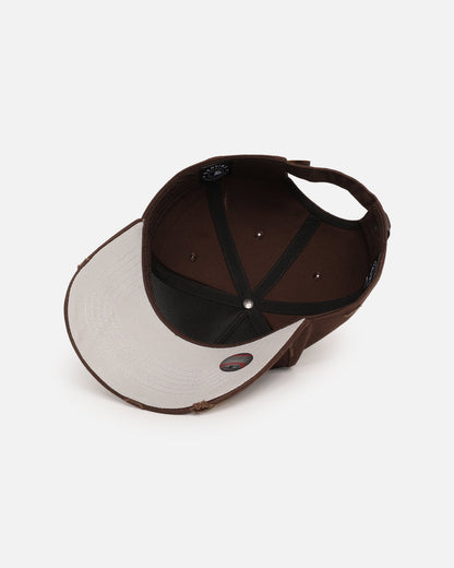 47 Brand San Diego Padres 'Destruct Gothic Visor' 47 Offside Strapback Brown/Brown