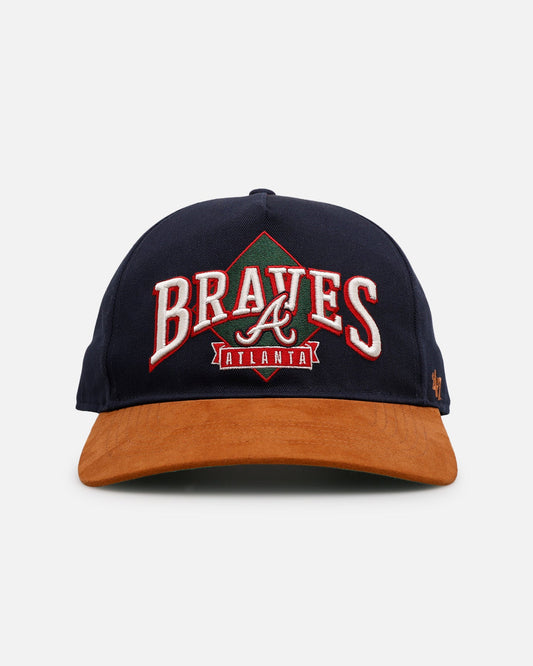 47 Brand Atlanta Braves 'Diamond' 47 Offside Snapback Navy