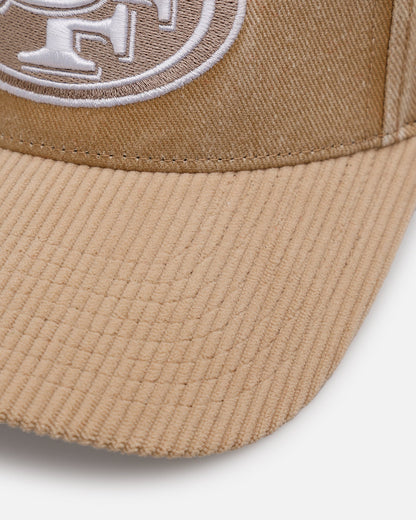 47 Brand San Francisco 49ers 'Apollo Cord Khaki' Hitch Strapback Khaki