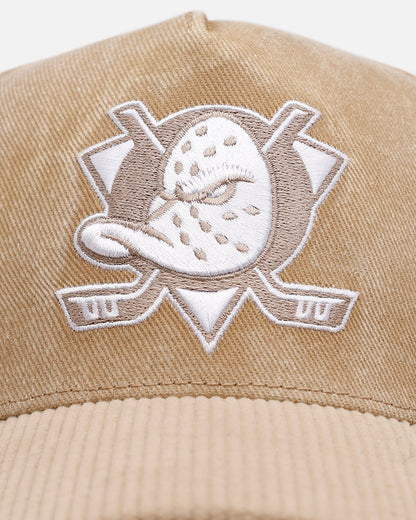 47 Brand Anaheim Ducks 'Apollo Cord Khaki' Hitch Snapback Khaki
