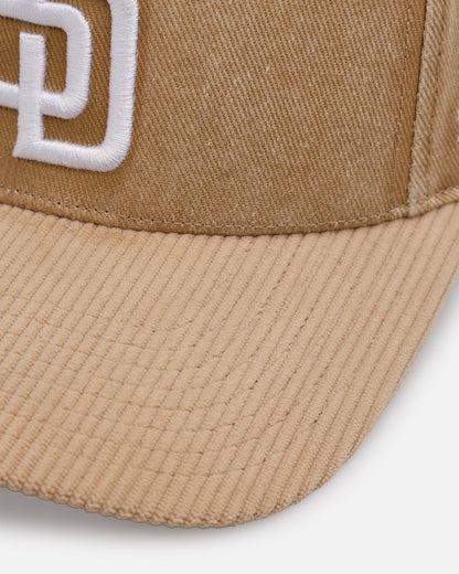 47 Brand San Diego Padres 'Apollo Cord Khaki' Hitch Snapback Khaki