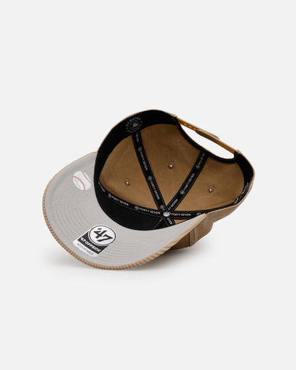 47 Brand San Diego Padres 'Apollo Cord Khaki' Hitch Snapback Khaki