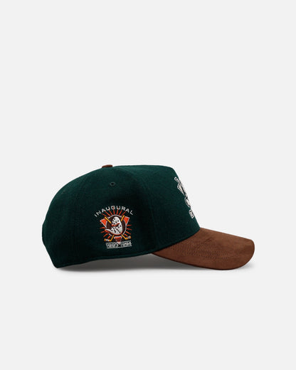 47 Brand Anaheim Ducks 'Fall Leaves' 47 Offside Snapback Green/Brown