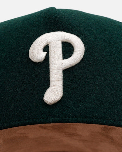 47 Brand Philadelphia Phillies 'Fall Leaves' 47 Offside Snapback Green/Brown