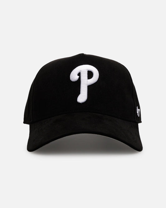 47 Brand Philadelphia Phillies 'Ultrasuede' 47 MVP Strapback Black/White
