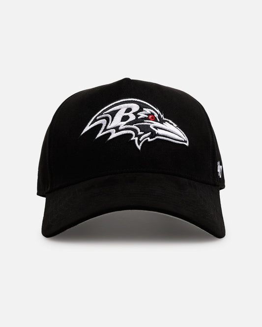 47 Brand Baltimore Ravens 'Ultrasuede' 47 MVP Strapback Black/White