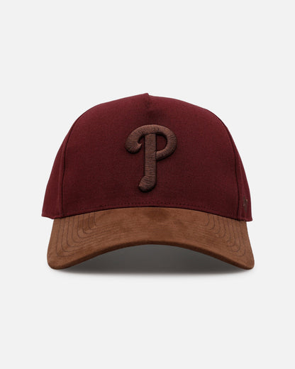 47 Brand Philadelphia Phillies 'Cherry Pie' 47 Offside Snapback Dark Maroon