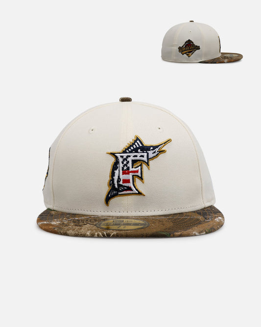 New Era Florida Marlins 'Stars And Stripes' 59FIFTY Fitted Chrome