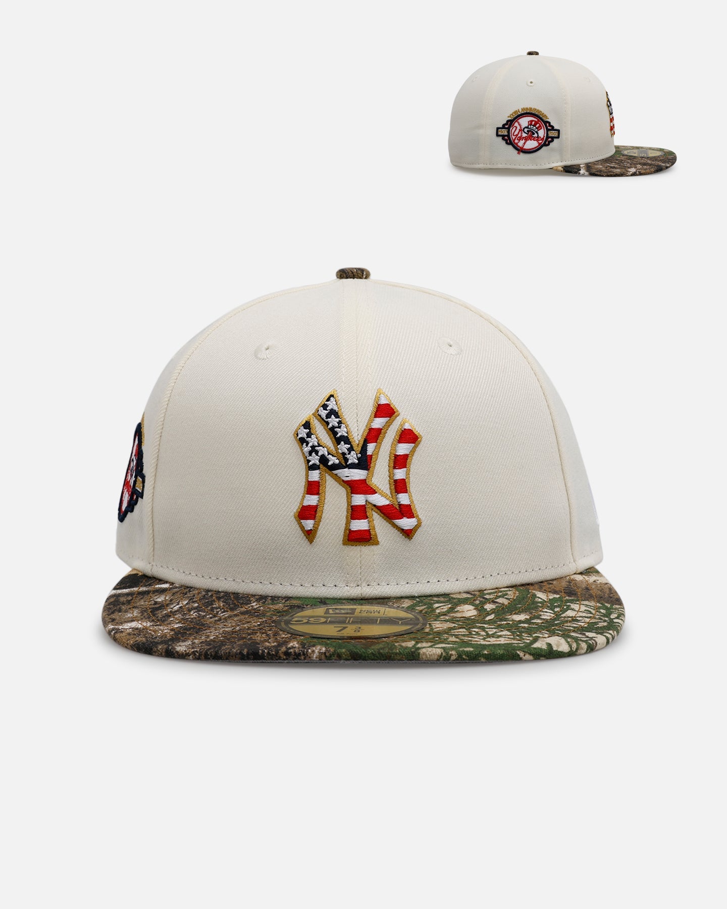 New Era New York Yankees 'Stars And Stripes' 59FIFTY Fitted Chrome