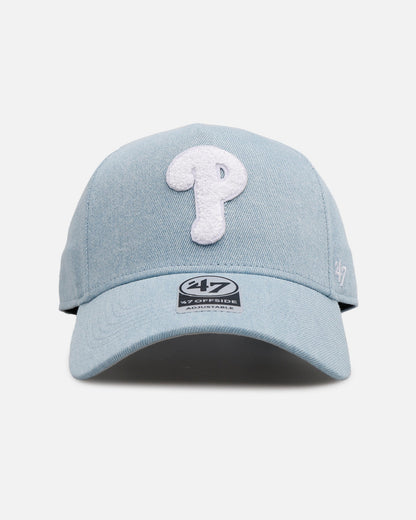 47 Brand Philadelphia Phillies 'Denim Chenille' 47 Offside Snapback Denim