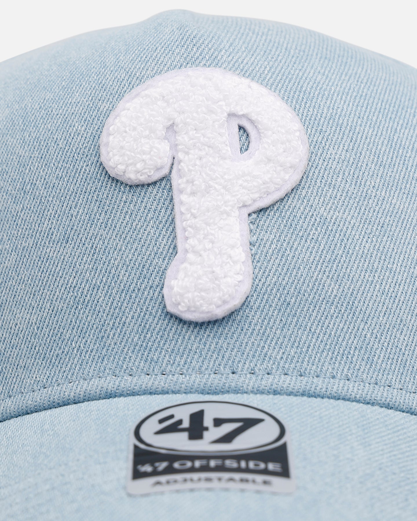 47 Brand Philadelphia Phillies 'Denim Chenille' 47 Offside Snapback Denim