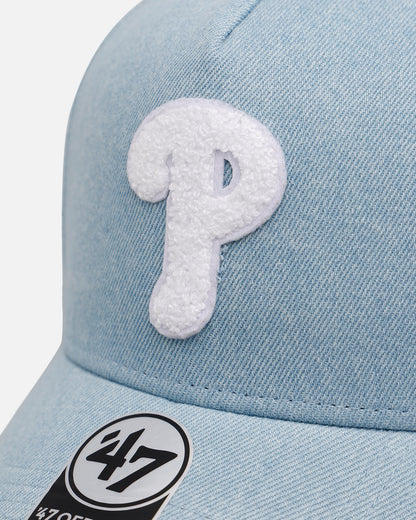 47 Brand Philadelphia Phillies 'Denim Chenille' 47 Offside Snapback Denim