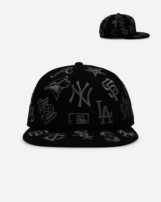 New Era MLB All Over Stealth 59FIFTY Fitted Black/Charcoal